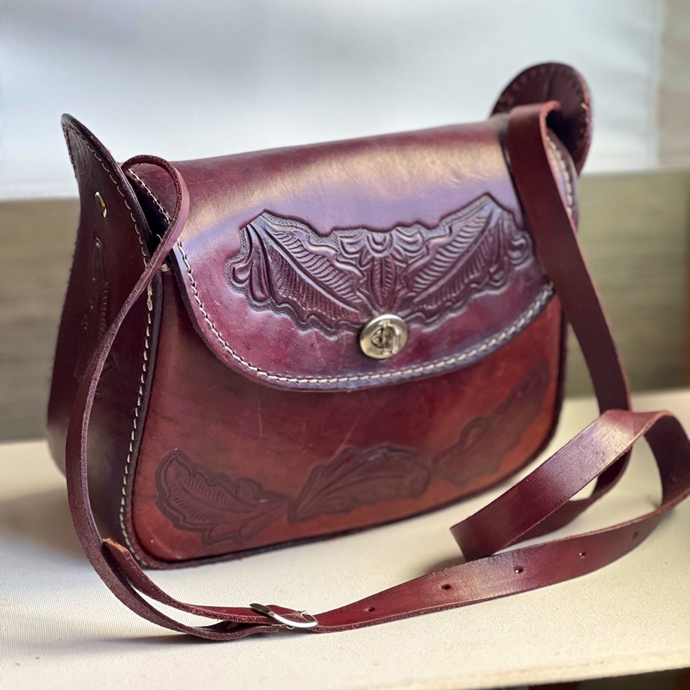 Handmade Leather Mexican Purse